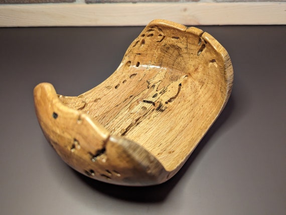Natural Edge Oak Bowl
