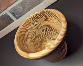 Pine Bowl - Upcycled from reclaimed wood - handmade