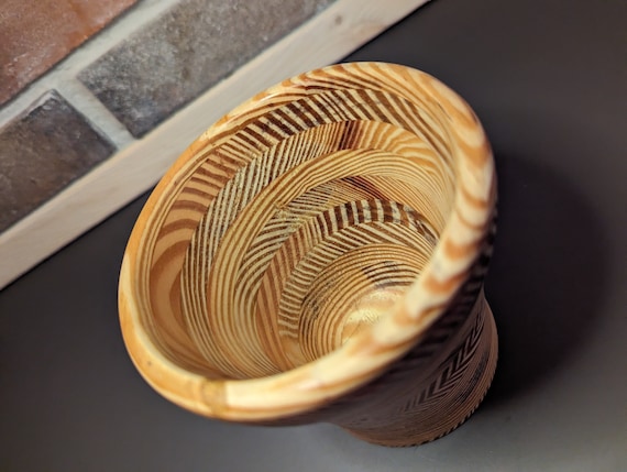 Pine Bowl - Upcycled from reclaimed wood - handmade