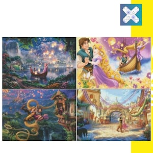 Bundle 4 Charts Kreuzstich Muster DMC, Pattern keeper kompatibel, Instant Download