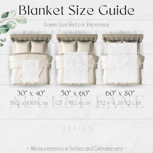 Blanket Size Chart Blanket Mockup Size Chart Throw Blanket Size Guide Minky Blanket Sizing Velveteen Blanket Size Mockup Blanket Size Guide