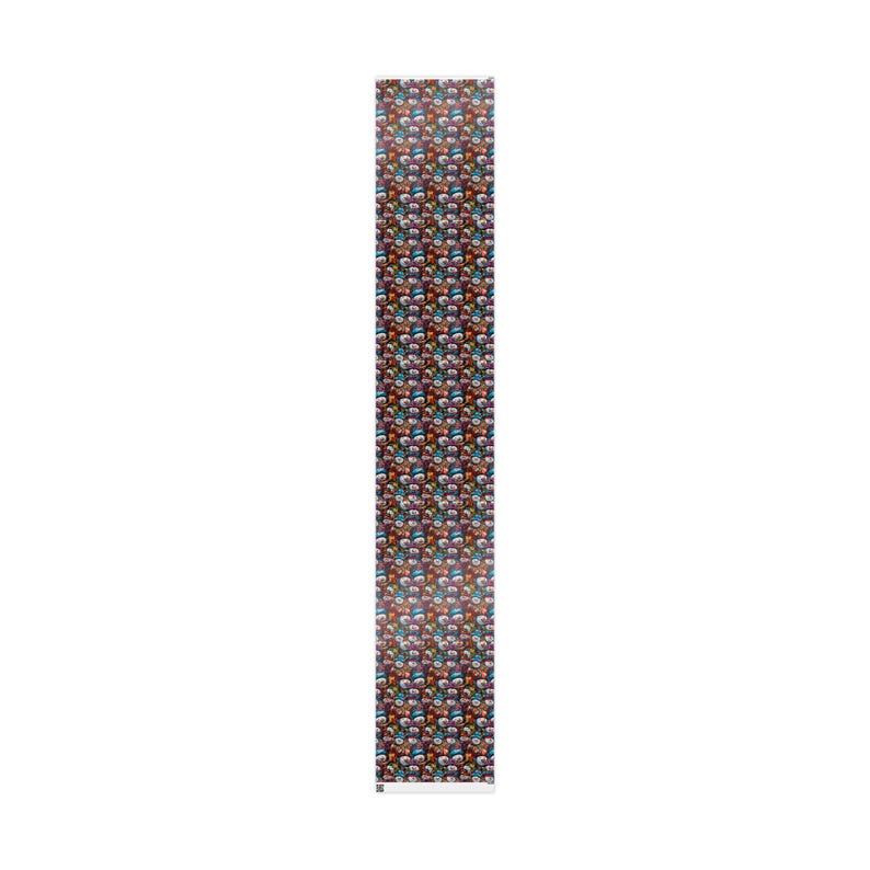 Wrapping Papers, Colorful Snowman Gift Wrap, Holiday Gift Wrap, Christmas Wrapping Paper, Festive Gift Wrap, Unique Wrapping Paper image 5