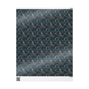 Geschenkpapier Oktopus: Stimmungsvolle maritime Geschenkverpackung Bild 3