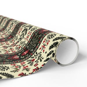 Palestinian Embroidery Wrapping Paper: Elegant Ramadan/Eid Gift Wrap image 7