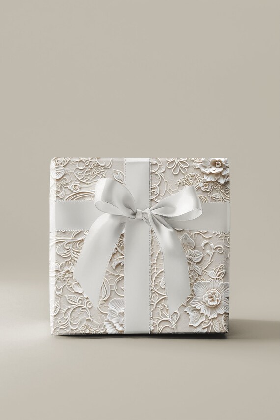Ivory wrapping paper discount