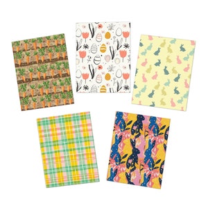 Set di biglietti di auguri di Pasqua Warm Hues - Auguri di primavera, gioia familiare e rinnovamento, carta di qualità con buste, realizzati negli Stati Uniti
