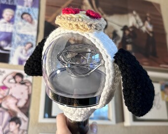 Crochet Pizza Puppy Lightstick Cover (Caratbong V3) | Dokyeom, Seventeen