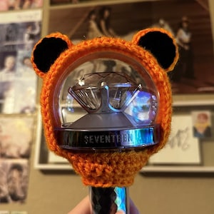 Crochet Tiger Lightstick Cover (Caratbong) | Hoshi, Seventeen