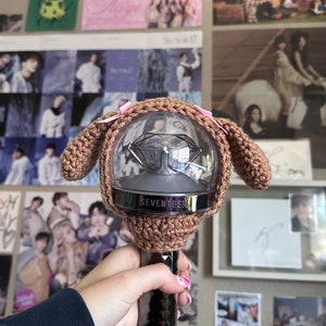 Crochet Cutie Puppy Gyu Lightstick Cover (Caratbong) | Mingyu, Seventeen