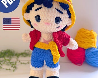 Anime Pirate Amigurumi Crochet Pattern