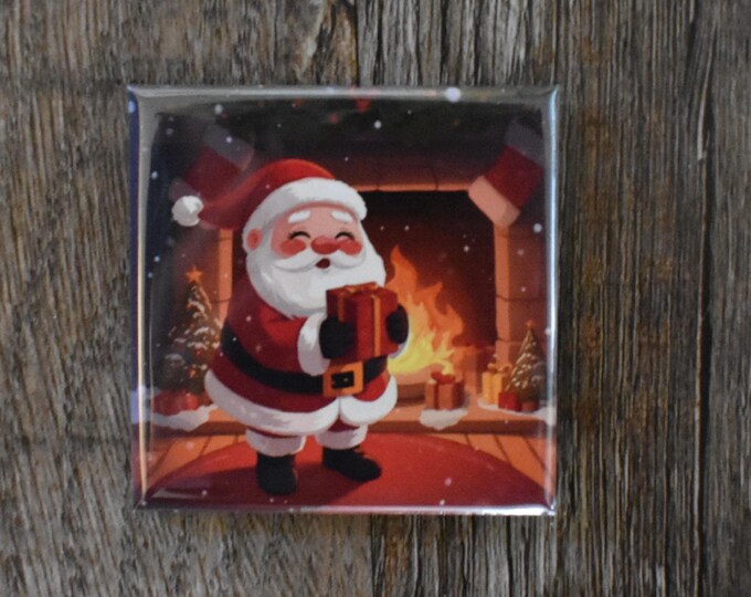 2x2 Square Christmas Magnet