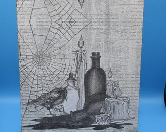 Small Halloween Canvas Decor