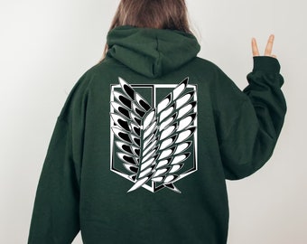 Iron Shield With Wings Freedom Mirror Metallic luster Minimalist Hoodie & Crewneck, Heavy Cotton Outerwear, Inspired Design