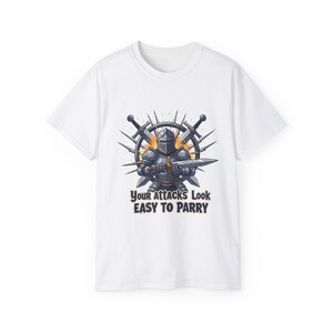 Knights and Swords Graphic Tee, Gamer Shirt, Fantasy Apparel, Battle-Themed T-Shirt, Gift for D&D Players, Video Game Gift