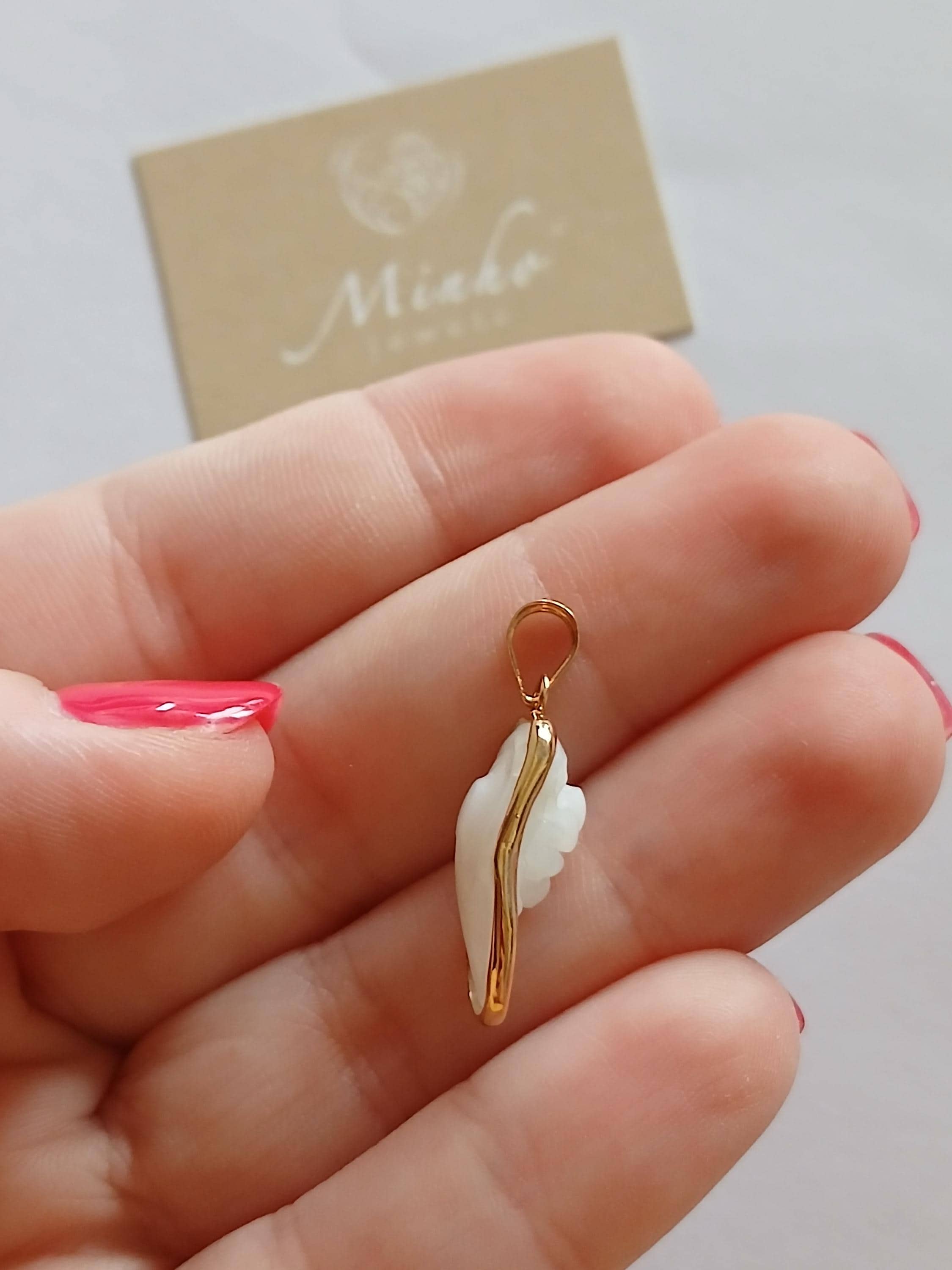 純金ペンダント ニベの魚の頭の骨 大西洋 19K 本物の金ペンダント 魚の