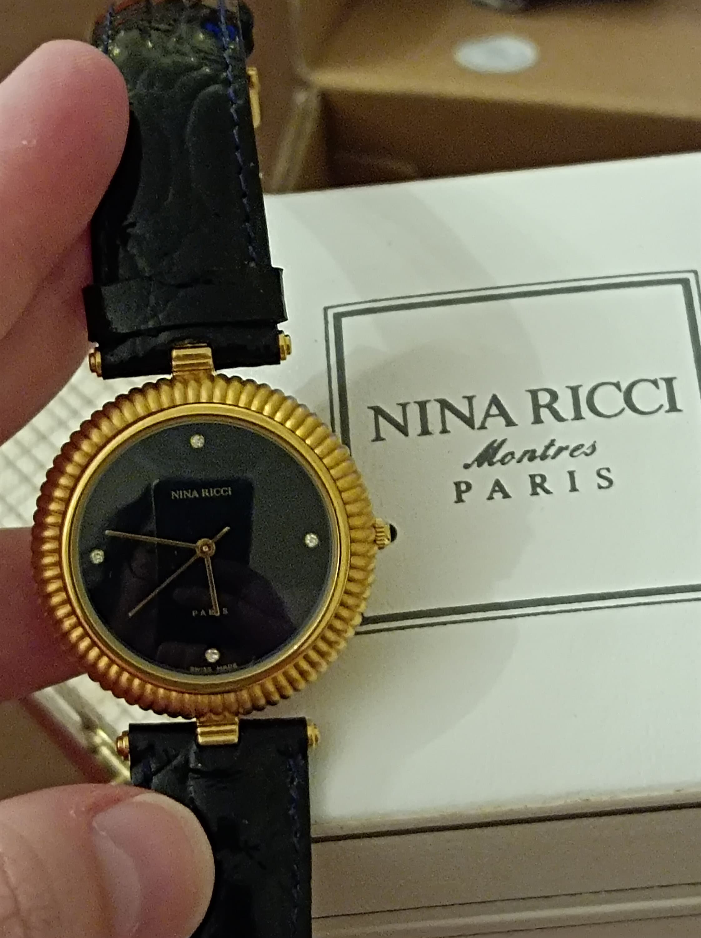 Nina Ricci Modele Deposé Vintage Lady Goldplated Swiss Made Nina Ricci Modele Deposé Vintage Lady Goldplated Swiss Made