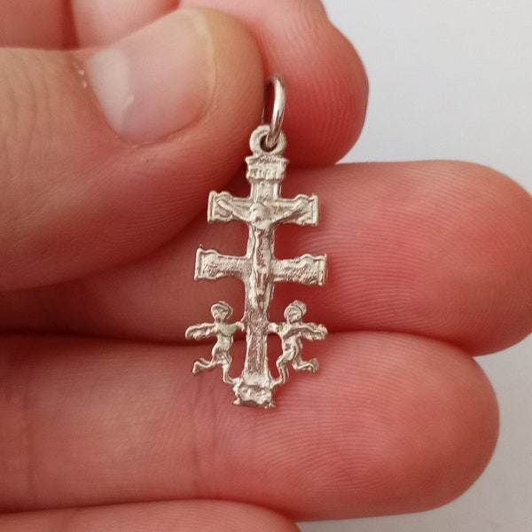 Medaglia Della Croce Di Caravaca In Argento E Oro - Foto 6