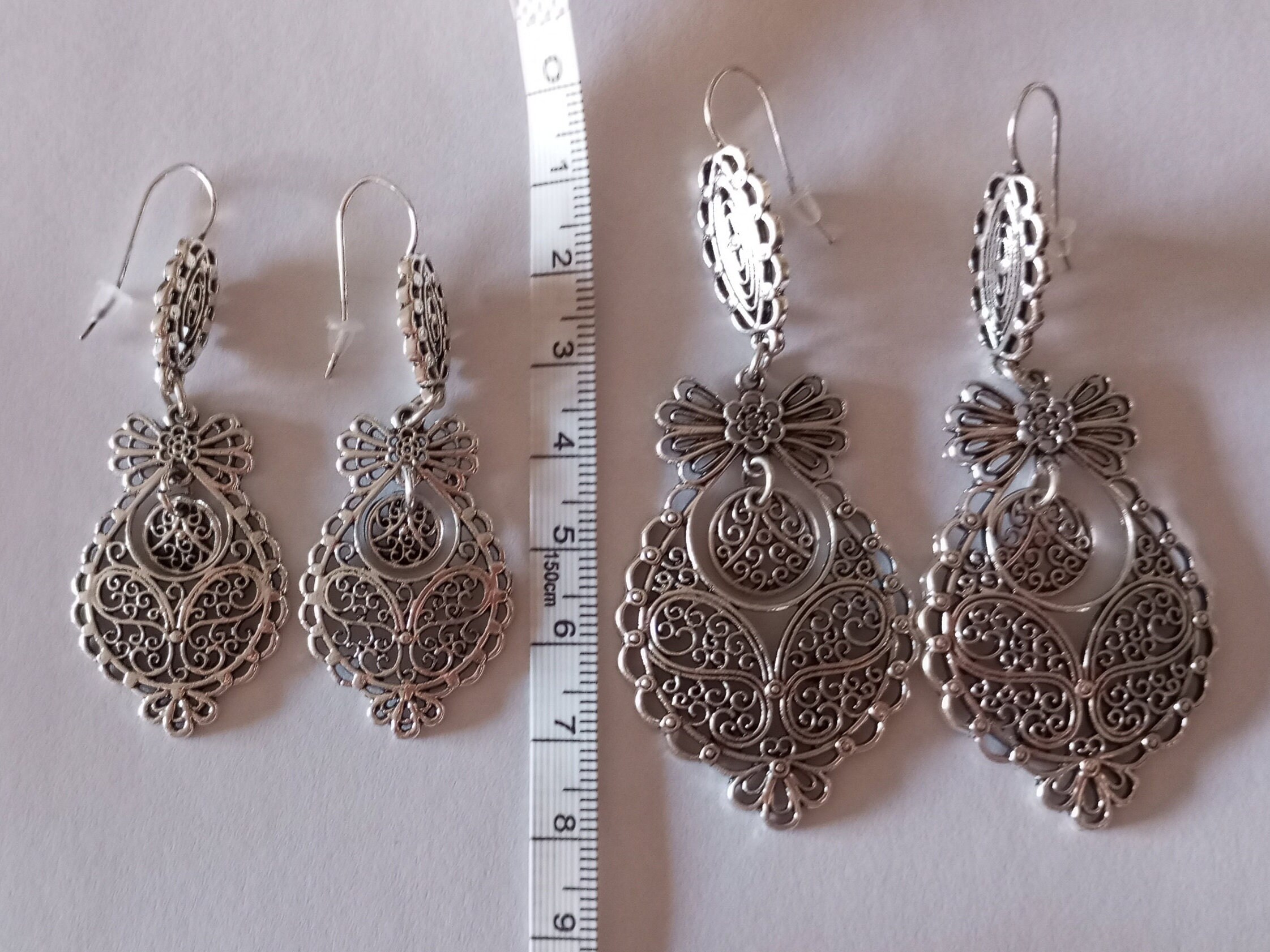 VONALA Orecchini A Goccia In Argento Sterling Con Filigrana Celtica - Gioielli Tribali Irlandesi Per Donna, Regalo
