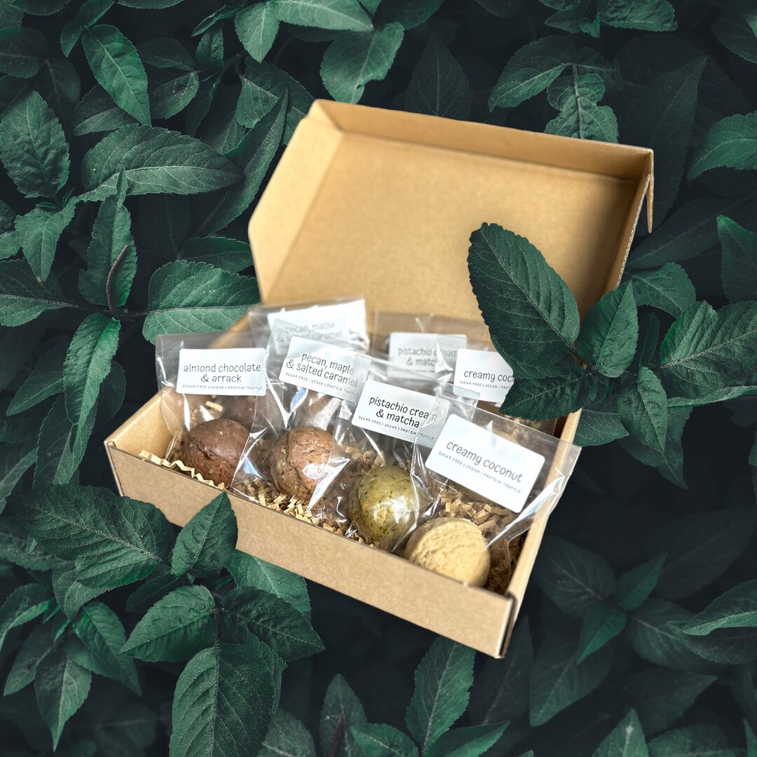 8 Large Vegan Keto Protein Cookie Truffles Assorted Flavors Etsy