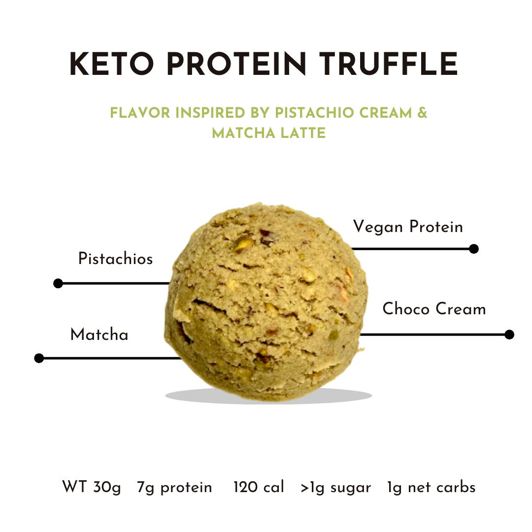 Keto Protein Bites Sugarfree, Keto, Vegan, Highprotein 4 Unique