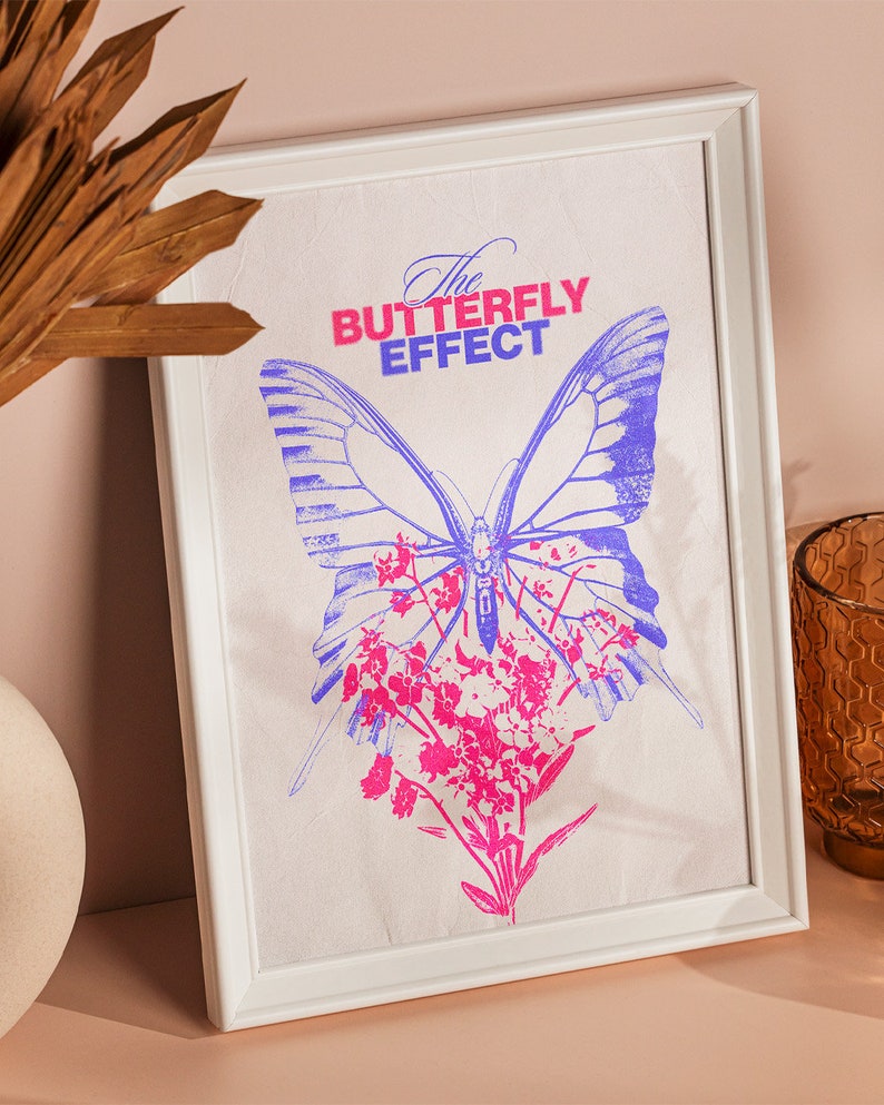 Poster Butterfly Wall and decorative poster image 2