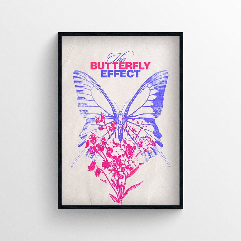 Poster Butterfly Wall and decorative poster image 1