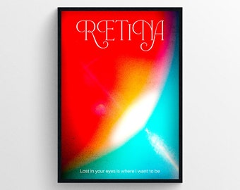 Poster "Retina" - Art Design inspirant & créatif