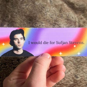 Sufjan Stevens sticker, waterproof Carrie & Lowell, indie music fan art