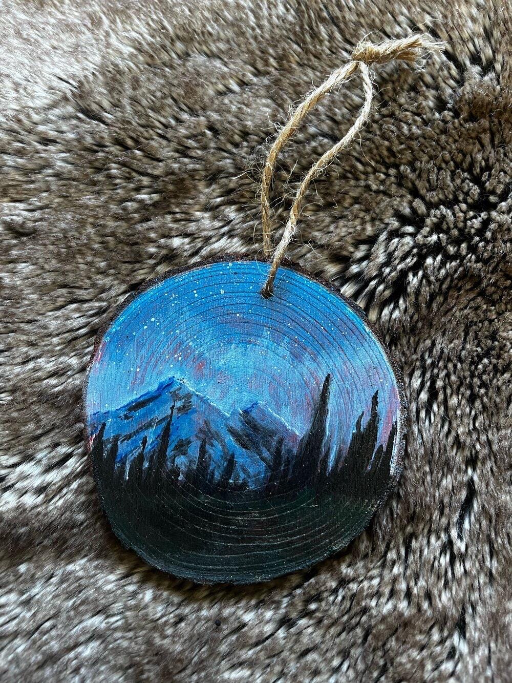 Colorado Berg Ornament: Acrylbild in den Alpen
