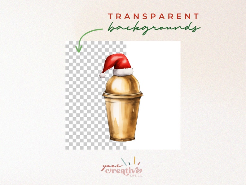 Christmas clipart with transparent backgrounds