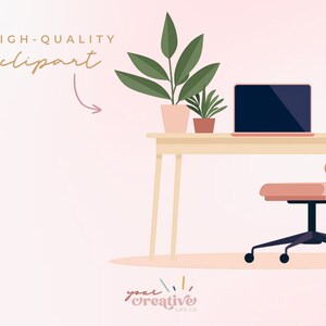 Commercial Use Home Office Clipart