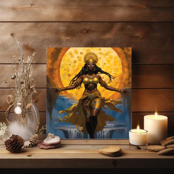 The Orisha Oshun Wall Art Digital Download - Etsy