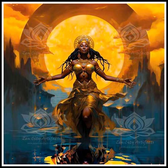 The Orisha Oshun Wall Art Digital Download - Etsy