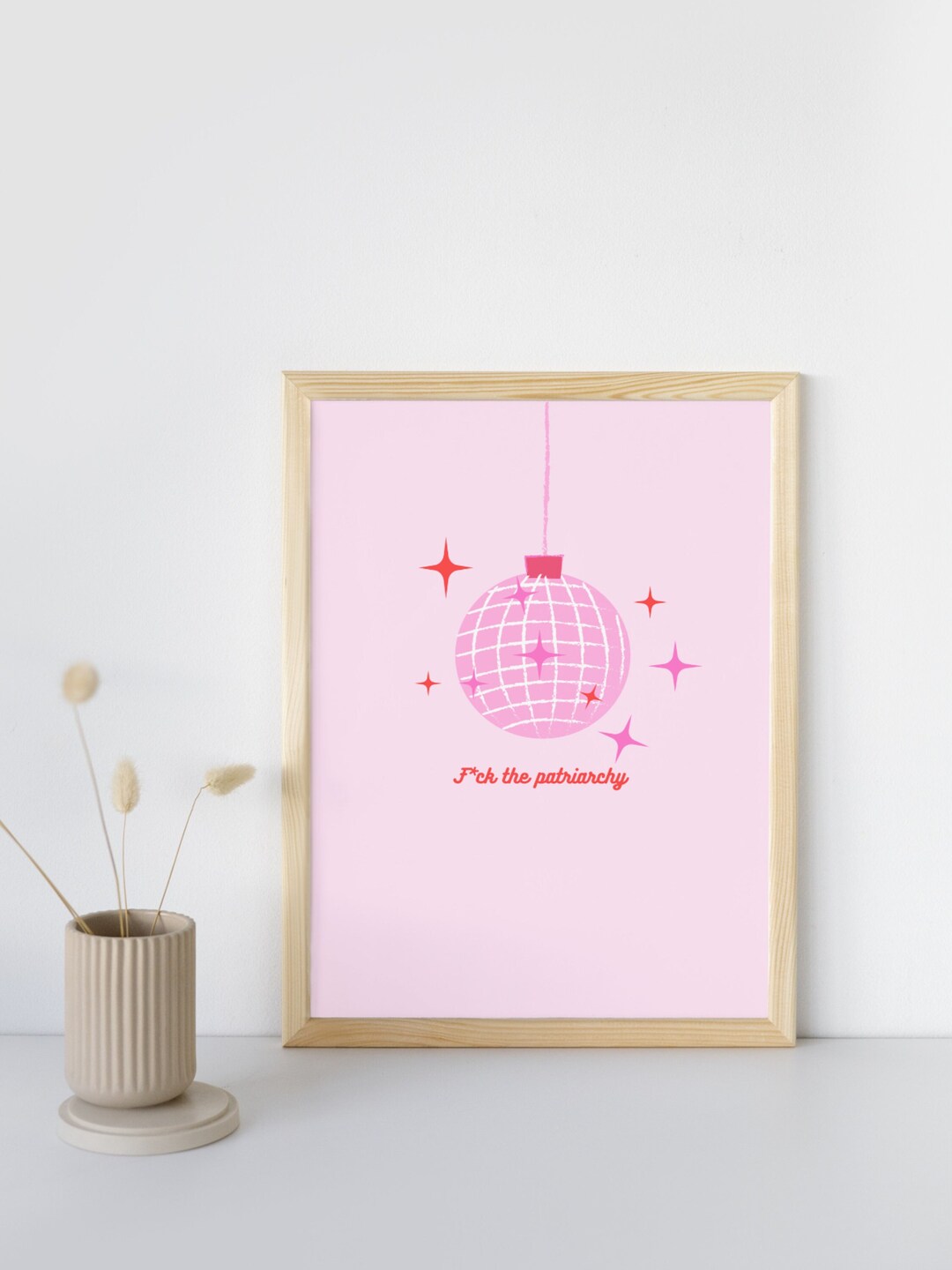 Taylor Swift Poster Print Aesthetic Wall Art Fck the Patriarchy Lyrics