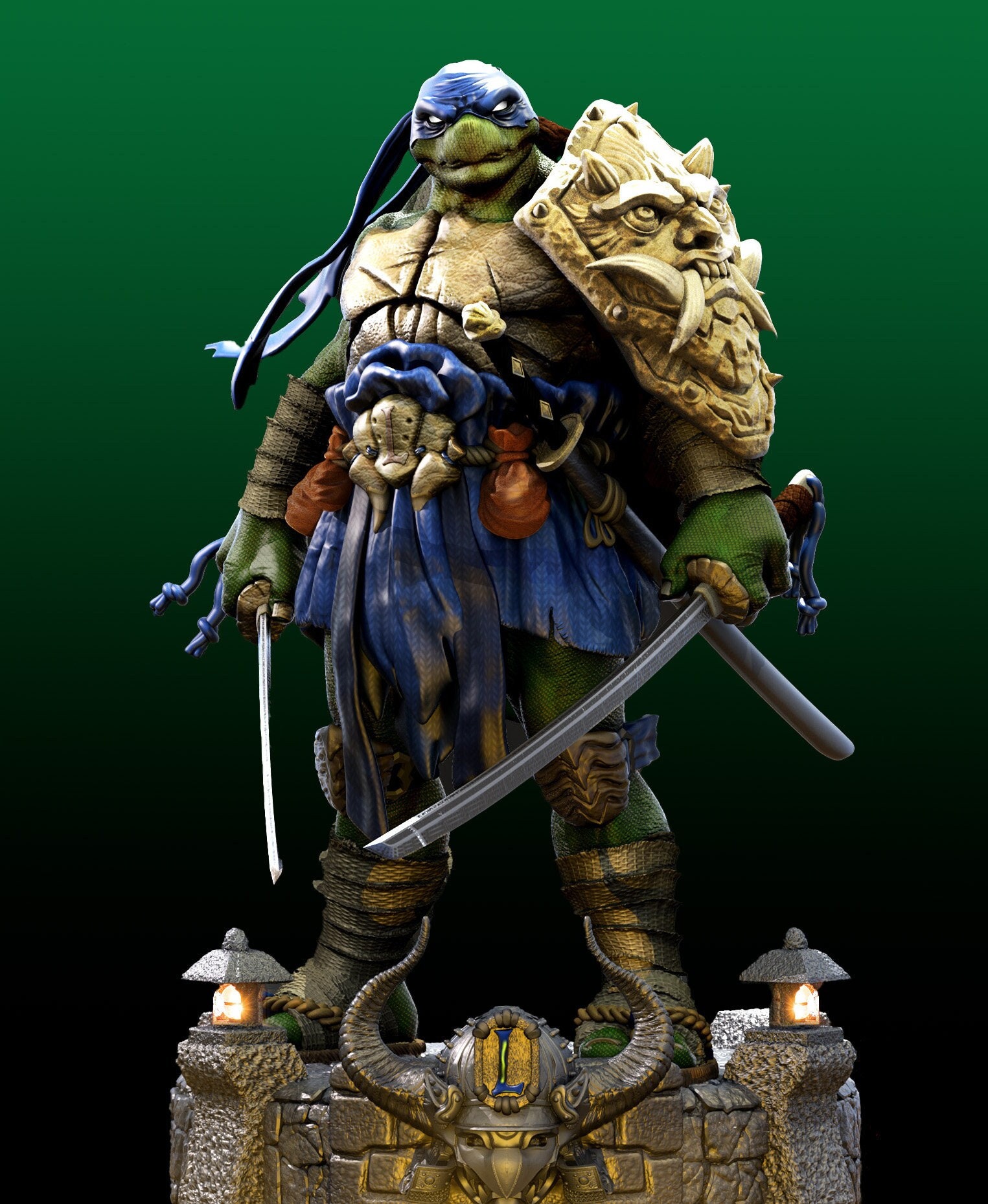Figura Articulada Tortugas Ninja Leonardo · Neca · El Corte Inglés