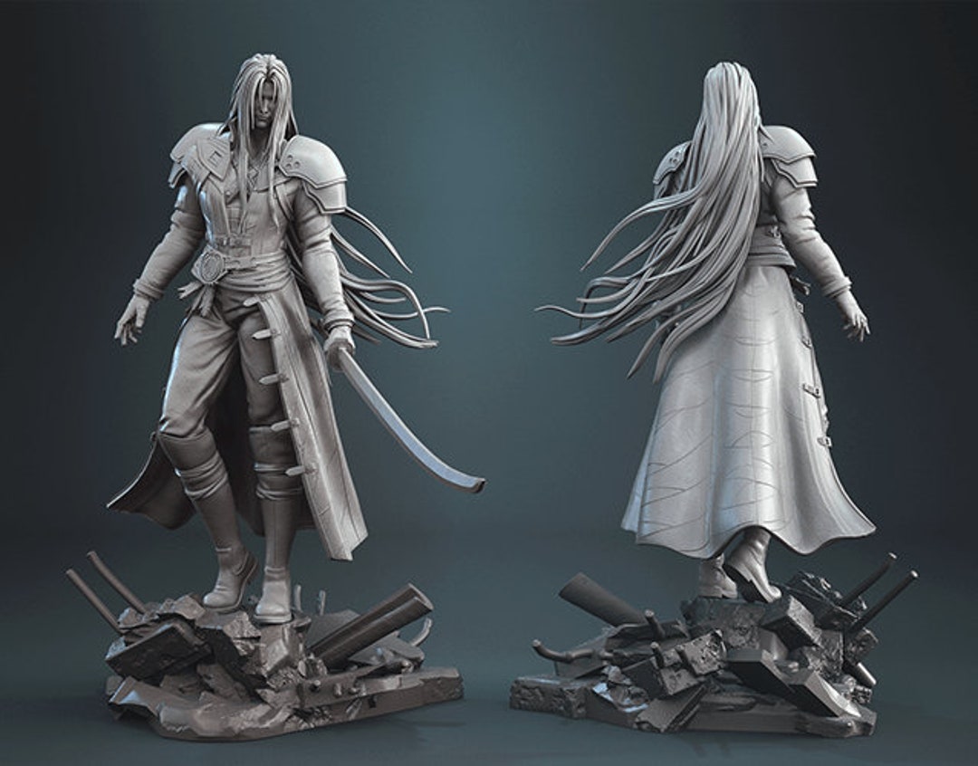 FFVII FF7 Final Fantasy Sephiroth STL File 3D Resin Printed Etsy
