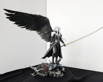 FFVII FF7 Final Fantasy Sephiroth 3D Resin Printed Sculpture Statue Figure