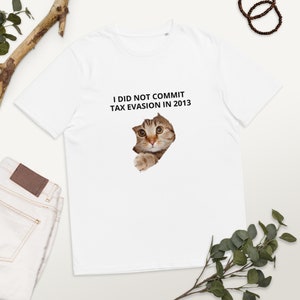 I Did Not Commit Tax Evasion In 2013  t-shirt