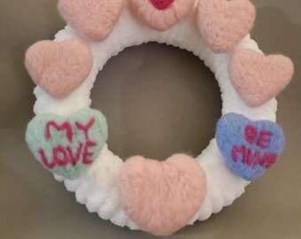 Candy Heart Wreath