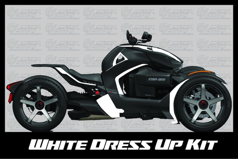 White dress up Kit Canam Ryker Etsy