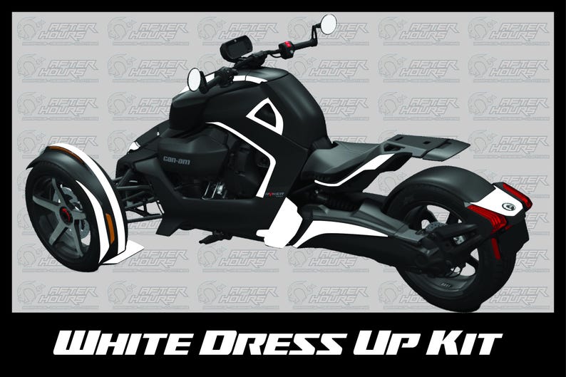 White dress up Kit Canam Ryker Etsy