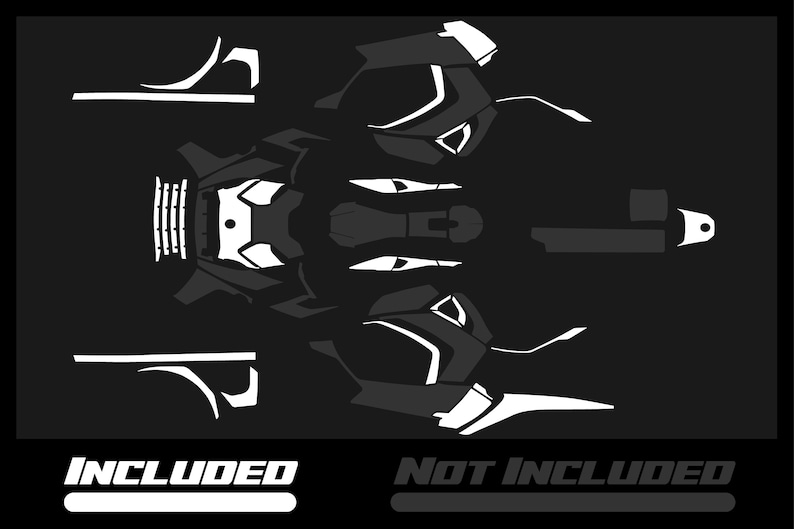 White dress up Kit Canam Ryker Etsy