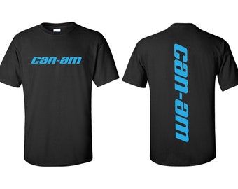 Can-Am T-shirt Vertical Back Logo