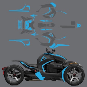 Kit "vestito" blu Canam Ryker