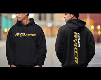 Canam Ryker Hoodie Vertical Back (10 Available Colors)