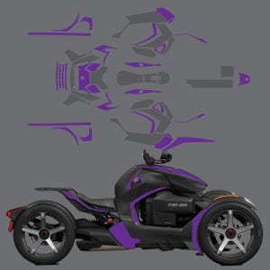 Purple &quot;Dress Up Kit&quot; Canam Ryker