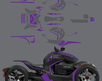 Purple "Dress Up Kit" Canam Ryker