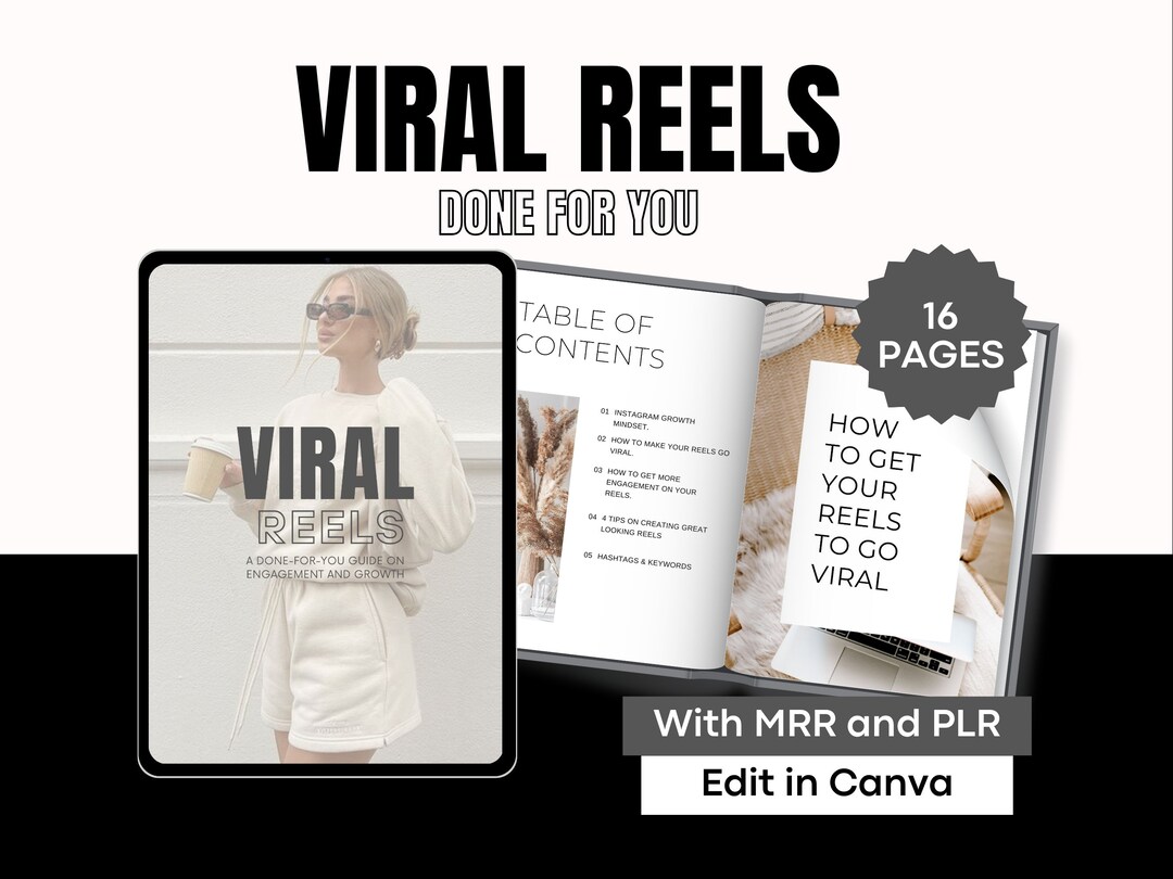 Viral Reels Guide PLR Guide MRR Product With PLR Reels That Reach Guide ...