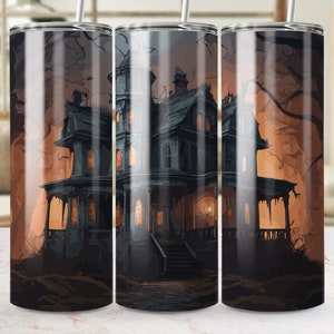 Halloween Tumbler Wrap 3D Halloween Tumbler Wrap 20oz Tumbler Design Digital Download PNG Straight and Tapered Tumbler Wrap 3D Tumbler PNG