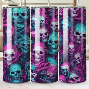 Halloween Tumbler Wrap 3D Halloween Tumbler Wrap 20oz Tumbler Design Digital Download PNG Straight and Tapered Tumbler Wrap 3D Tumbler PNG